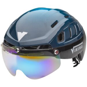 Viking schaatshelm Sparrow blauw